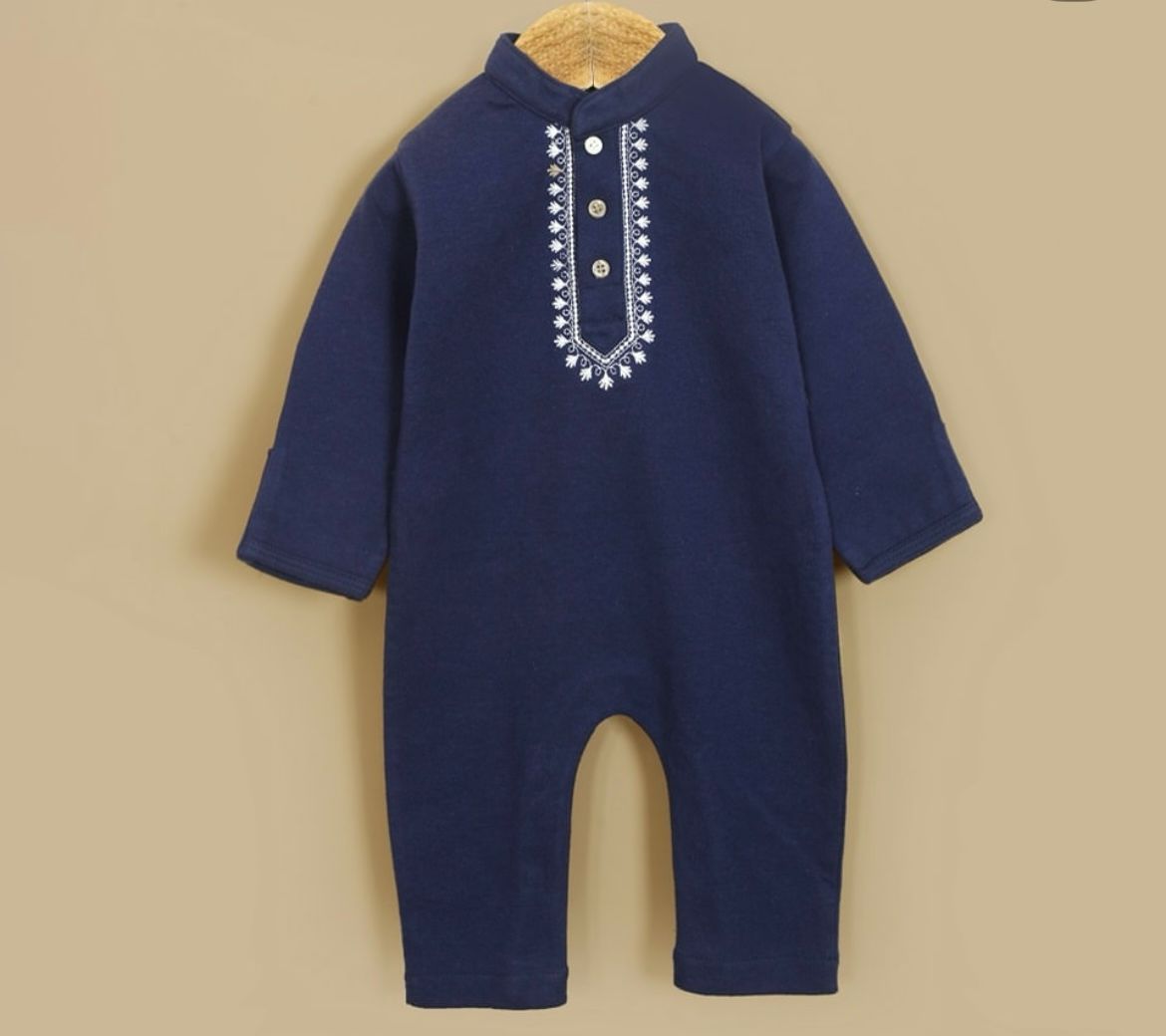 Eid Embroidery Pack of 3 Baby Rompers