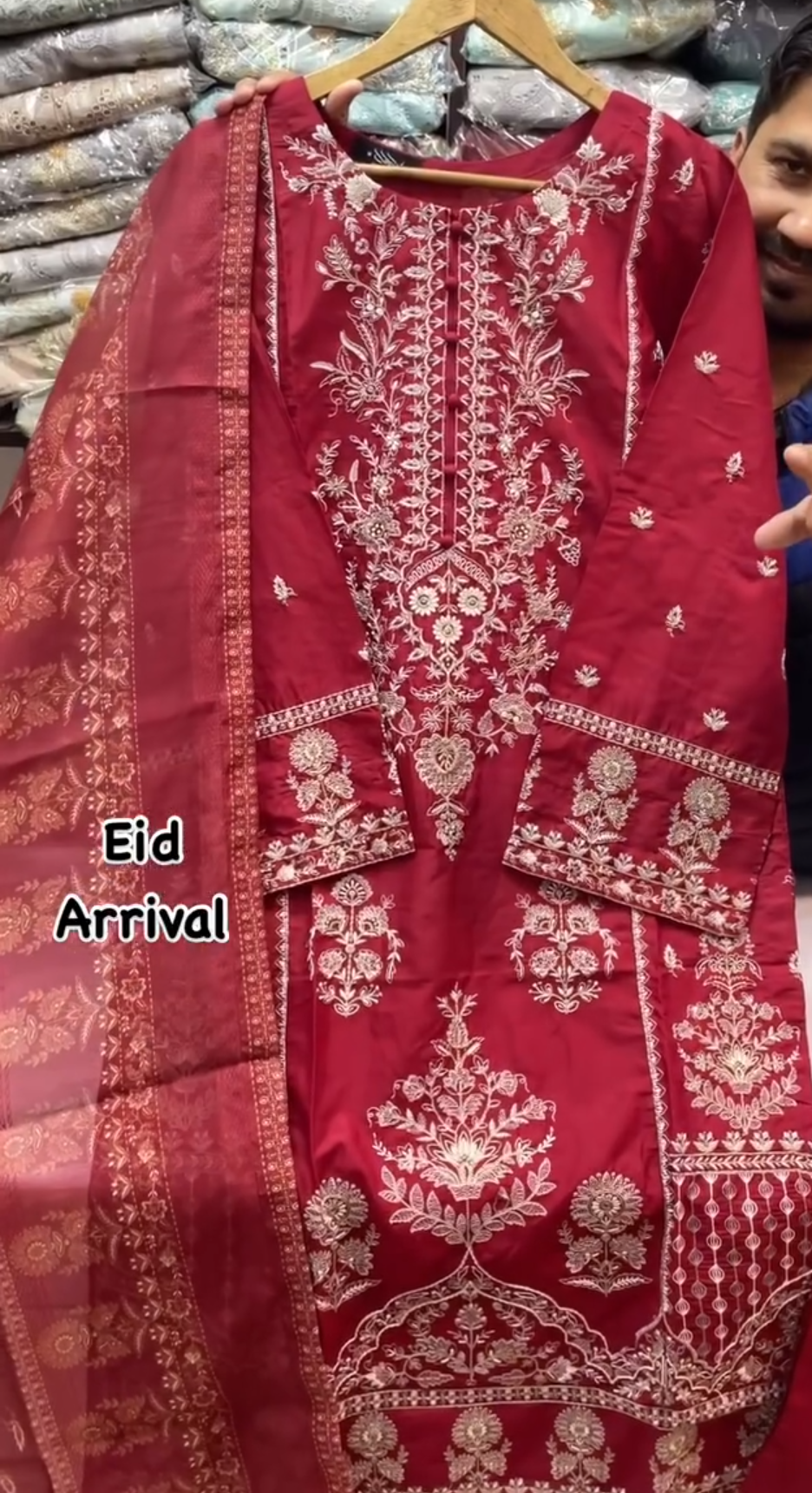 Eid deal Pack Of 2 Embroidery 3pcs Suit ❤️